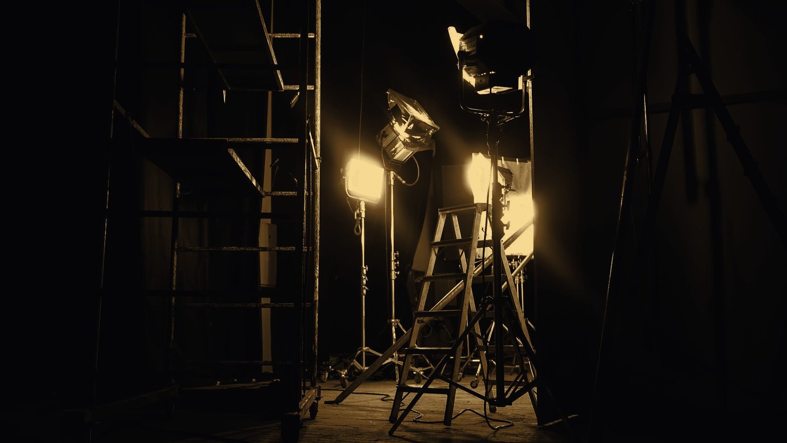 Plateau éclairé en LED pour un tournage Zyganium